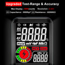 Profesional Digital Multimeter Smart 9999 EMF Multitester DC AC Voltage Capacitor Ohm Diode Live Electric Tester USB charg
