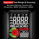 Profesional Digital Multimeter Smart 9999 EMF Multitester DC AC Voltage Capacitor Ohm Diode Live Electric Tester USB charg
