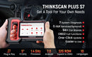 THINKCAR Thinkscan Plus S7 S6 S4 Obd2 Scanner Best Car Diagnostic Tools Automotivo Scanner DIY Auto Diagnosis Tool Code Reader