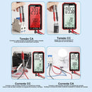 Profesional Smart AC/DC Digital Multimeter Transistor Multimeter Testers 6000 Counts rms self Temp Resistance Meter