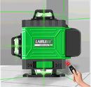 Instrumento de nível a laser autonivelante de alta precisão 360 ° com bateria de 3000 mAh Laser verde de alta potência 3D/4D 12/16 linhas Laser Vert