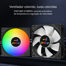 GMRGB 6 Heat Pipes CPU Cooler 4 Pin PWM RGB PC Quiet Intel LGA 1700 2011 1200 1150 1151 X79 X99 E5 AMD AM3 AM4 CPU Cooling Fans