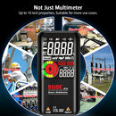 Profesional Digital Multimeter Smart 9999 EMF Multitester DC AC Voltage Capacitor Ohm Diode Live Electric Tester USB charg