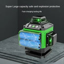 Instrumento de nível a laser autonivelante de alta precisão 360 ° com bateria de 3000 mAh Laser verde de alta potência 3D/4D 12/16 linhas Laser Vert
