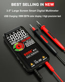 Profesional Digital Multimeter Smart 9999 EMF Multitester DC AC Voltage Capacitor Ohm Diode Live Electric Tester USB charg