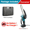 Kamolee Brushless Electric Chain Saw 8 Inch Mini Chainsaw Wood Cutter Pruning Garden Power Tool For Makita 18V Battery