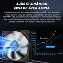 GMRGB 6 Heat Pipes CPU Cooler: Arrefecimento eficiente, iluminação RGB personalizável e ventoinha silenciosa para Intel e AMD.